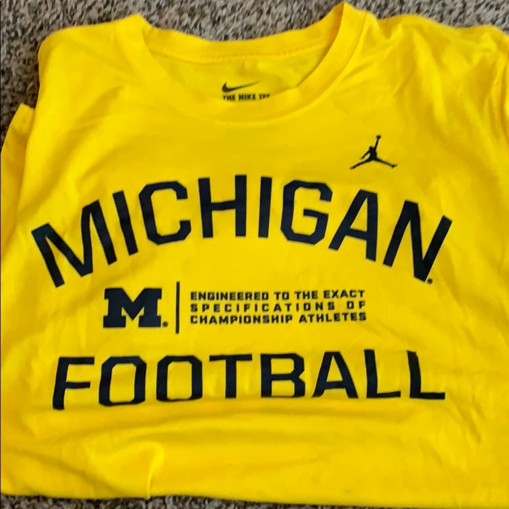 University of Michigan athletic T-shirt